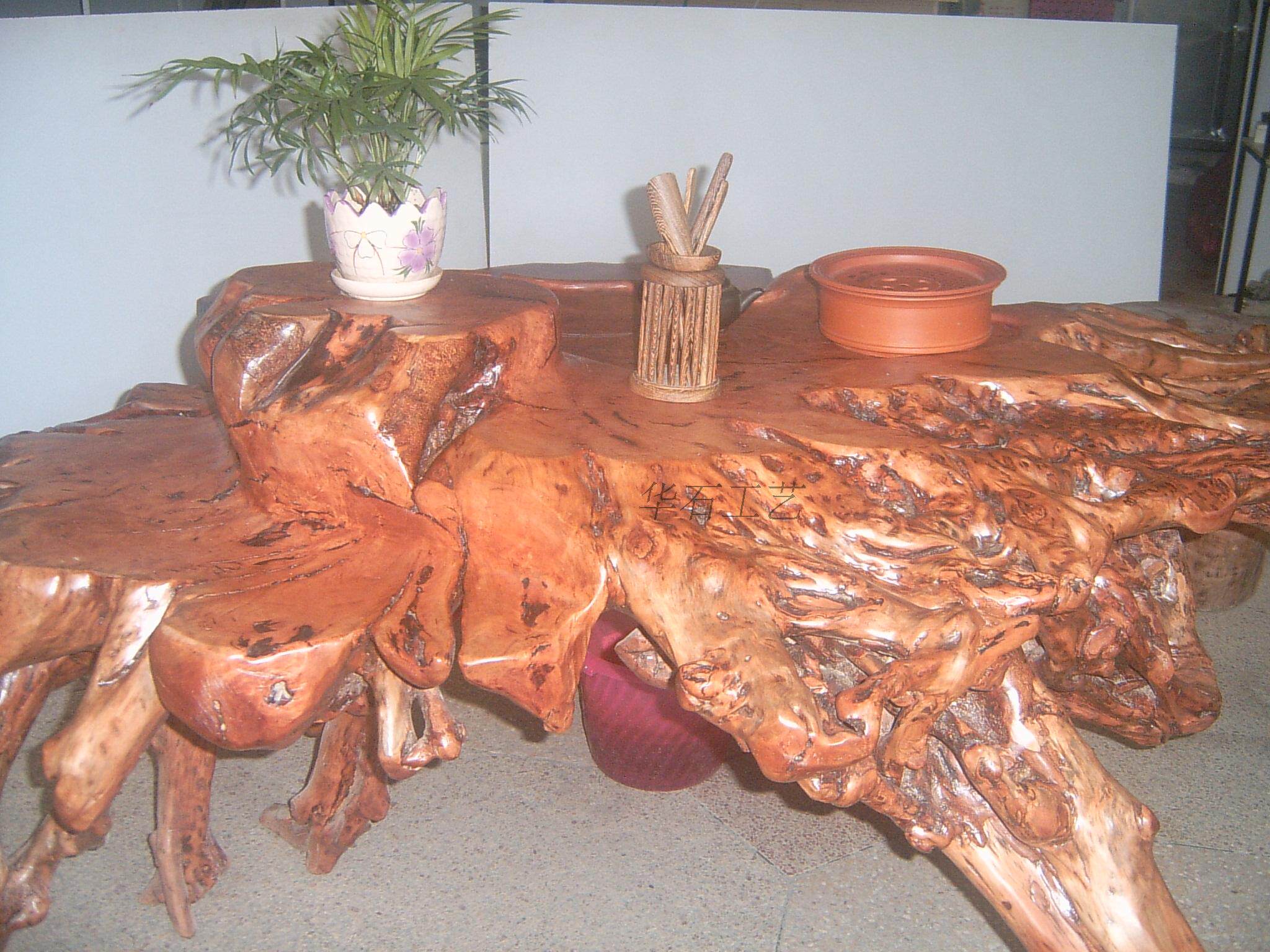 超百年荔枝木树根茶台 根雕茶台-淘宝网