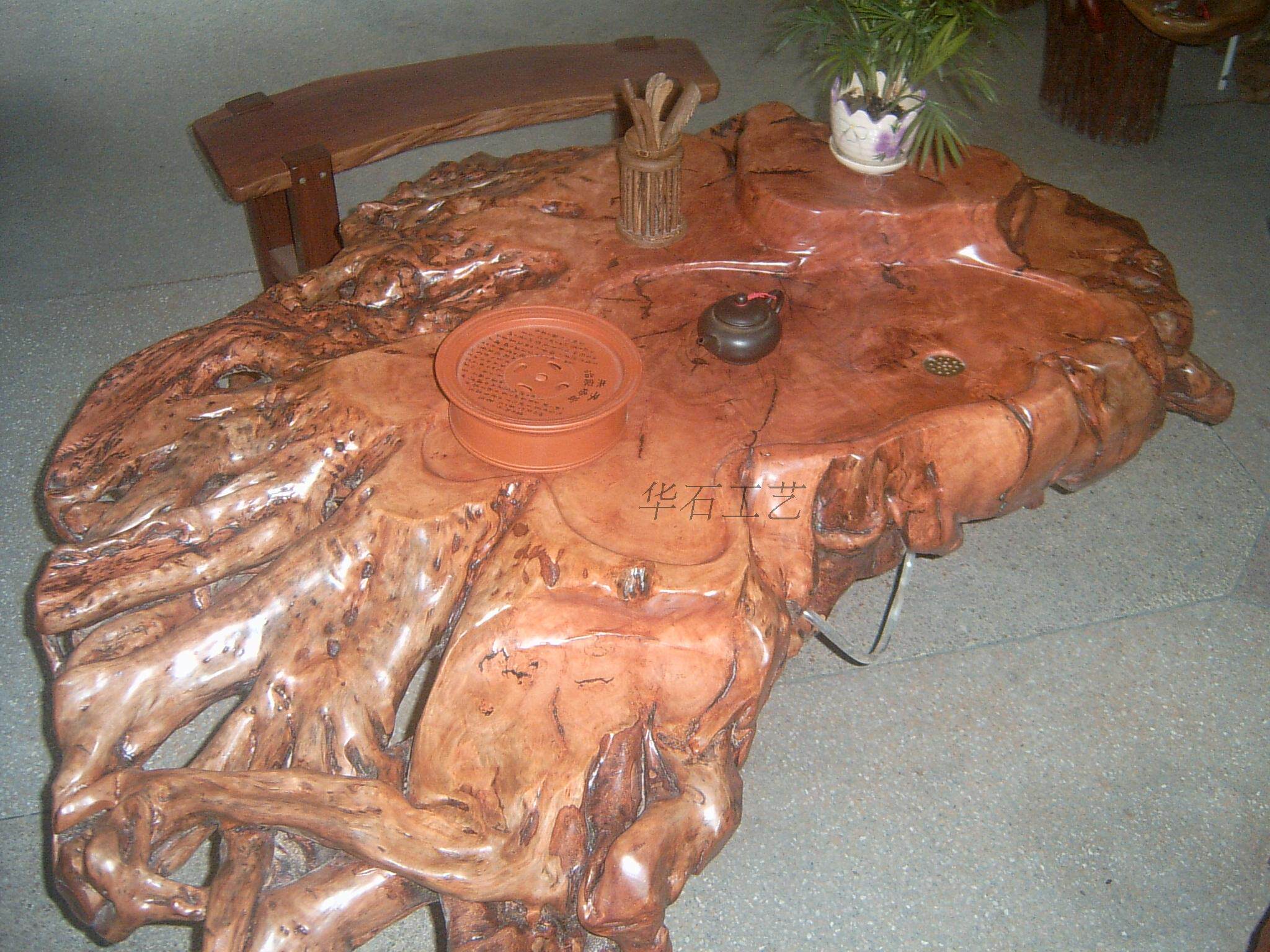 超百年荔枝木树根茶台 根雕茶台-淘宝网