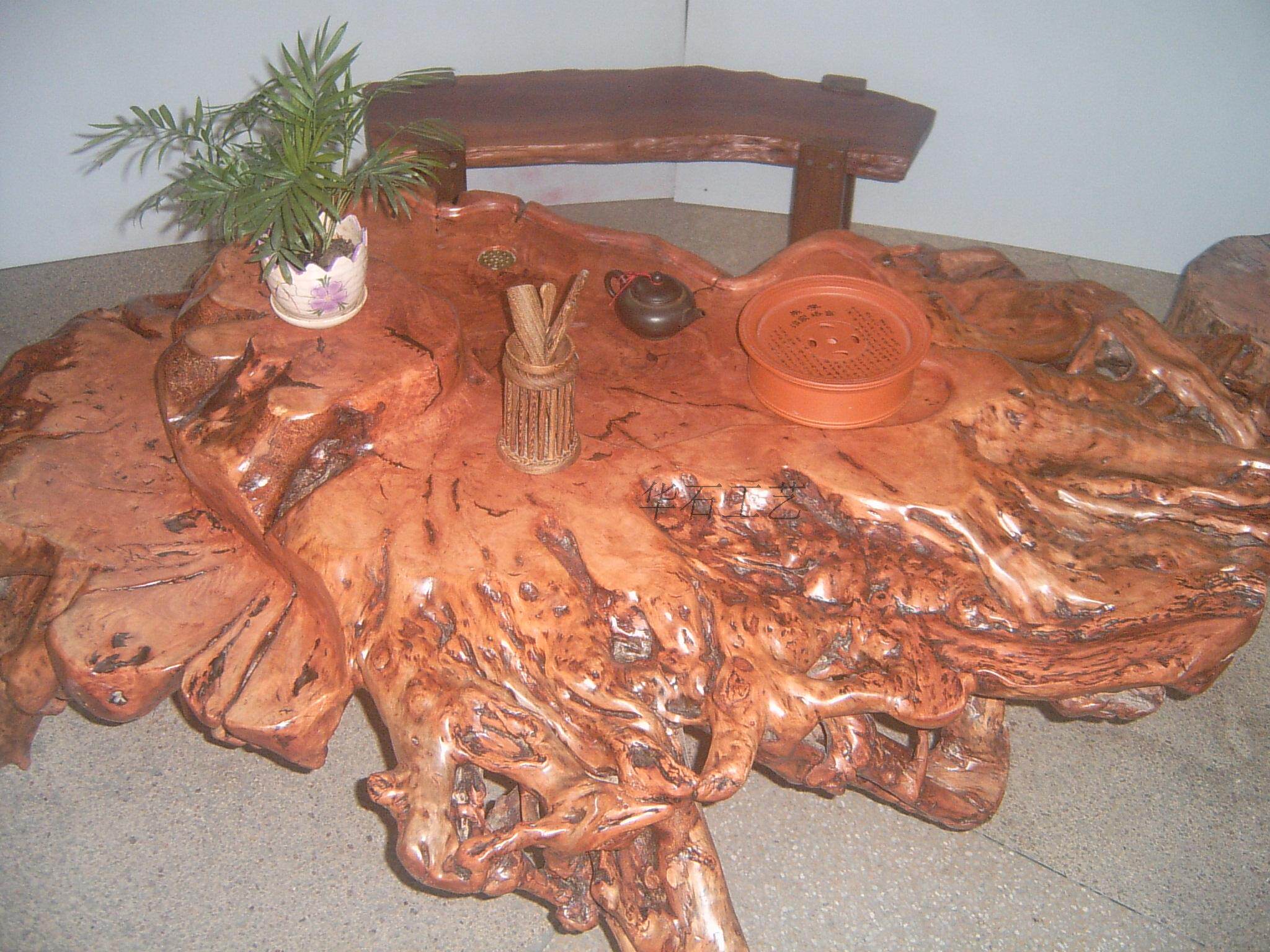 超百年荔枝木树根茶台 根雕茶台-淘宝网