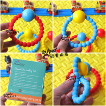 Foreign trade export baby molar sticks hand rattles soft silicone baby teether toys 3-12 months can be boiled