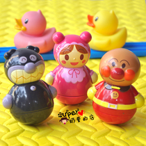 Japanese baby Bread Anpanman Tumbler Baby sound sand ball Early education toy Ring bell ring bell