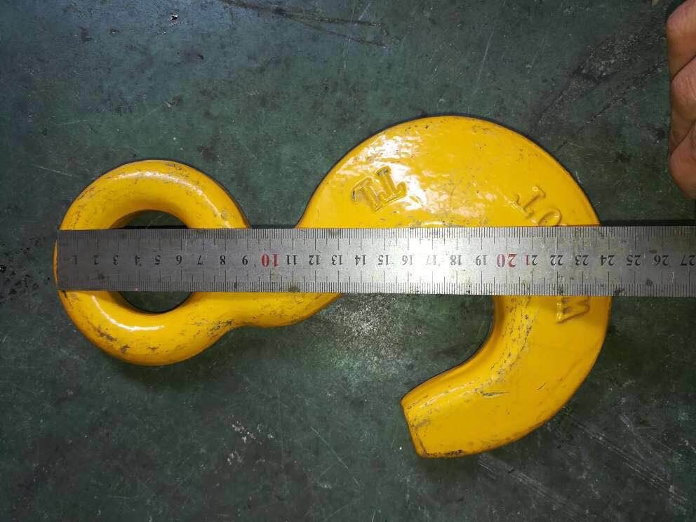 集装箱吊钩/起重吊钩索具吊钩10吨直角45度左右型吊钩货柜钩钩子