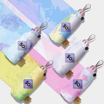 Japan CK parasol titanium cooling umbrella small portable sunscreen UV female five folding capsule