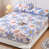 100% cotton fitted sheet one piece mattress Simmons protective cover pure cotton non-slip fixed bed cover dust cover