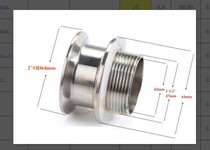304 double quick-loading Chuck quick-fitting outer wire two clamping nut washer outer wire Chuck