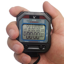 Tianfu electronic stopwatch referee coach code watch alarm clock with temperature three rows display PC90