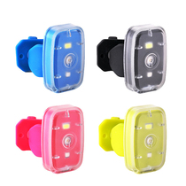 Outdoor bicycle walking curl safety light usb charging childrens Frog light night running backpack light LED helmet light