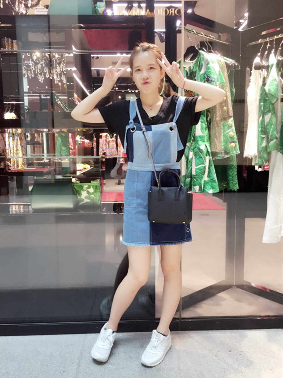 真实买家秀,俏皮减龄显腿长