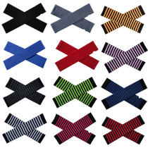 Cute thin extended knitted wrist cuff sleeve arm sleeve leak finger finger finger half finger gloves hand socks men and women warm women