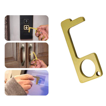 EDC door opener anti-virus products antibacterial anti-virus artifact brass protective items isolation safety zero contact