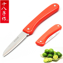Fruit knife dormitory with students portable folding fruit knife female portable knife German home 18