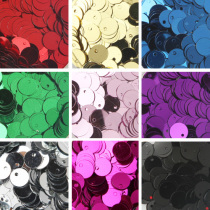 DIY handmade clothing accessories 8MM side hole sequins flat pieces Childrens beads shoes and hats clothing accessories 10 grams