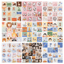 Pink Flower tile animal tile kitchen bathroom wall floor tile antique brick 300 300 cartoon Flower tile