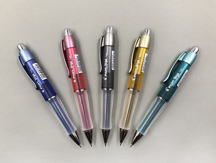 日本pilot百乐 vega啫喱笔bl-415v中性笔按压式书写创意文具0.