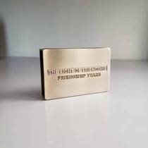 English version of the light of friendship friendship years original Matchbox brass brushed purple light sandalwood magnetic adsorption wipe