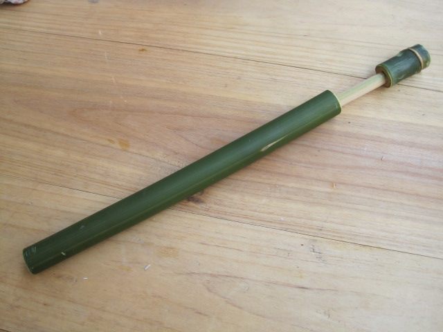 竹管枪8090怀旧传统竹炮儿童竹子做的手工玩具竹噼啪打柏桐竹子枪