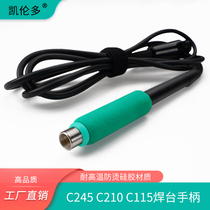 c245 electric soldering pen T210-A Repair welding bench handle C115 branded iron head accessories General Spanish Loiron