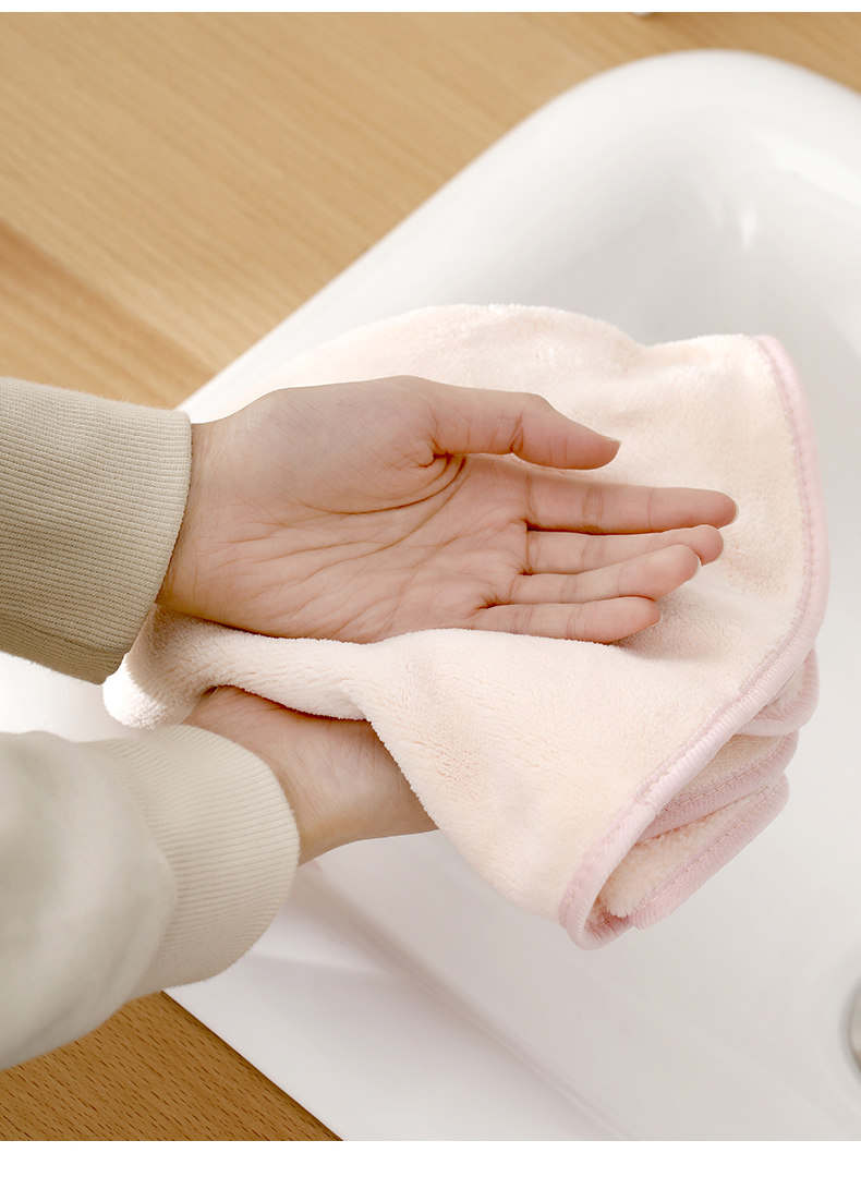 家用加厚擦手巾挂式懒人抹布吸水毛巾卫生间家务清洁搽手巾百洁布