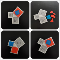 3D Printing Pythagorean Theorem Pythagorean Theorem Quotient High Theorem Teaching Aps Demonstration Model Proof