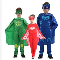 COS Cartoon Little Hero Shows Clothes for Little Flying Man Mens Sleeping Mans Sleeping Mans Masked Man Costumes