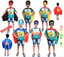 Halloween cosplay League of Legends Batman Superman Spider-Man America Captain Childrens Cloak