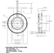 Brand new home silent round 12025 12CM 24v diy homemade air purifier fan adjustable power supply