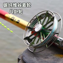 Carbon Gossip Wheel Hand Dial Wheel Valley Wheat Wheel High Speed Disc Wheel Spinning Wheel Retrofit Stream Discharge Wheel Raft Fishing