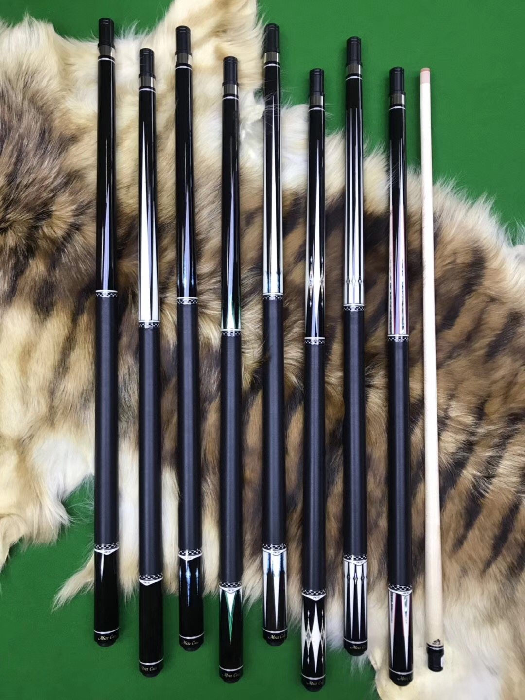 正品美兹mezz九球杆ace-181 182 183 184 186黑八187台球枫180185