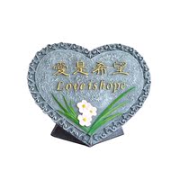 Ypoetry New Day Love Is Hope Loving Resin Pendulum Piece Home Swing Piece Retro Desktop Little Furnishing