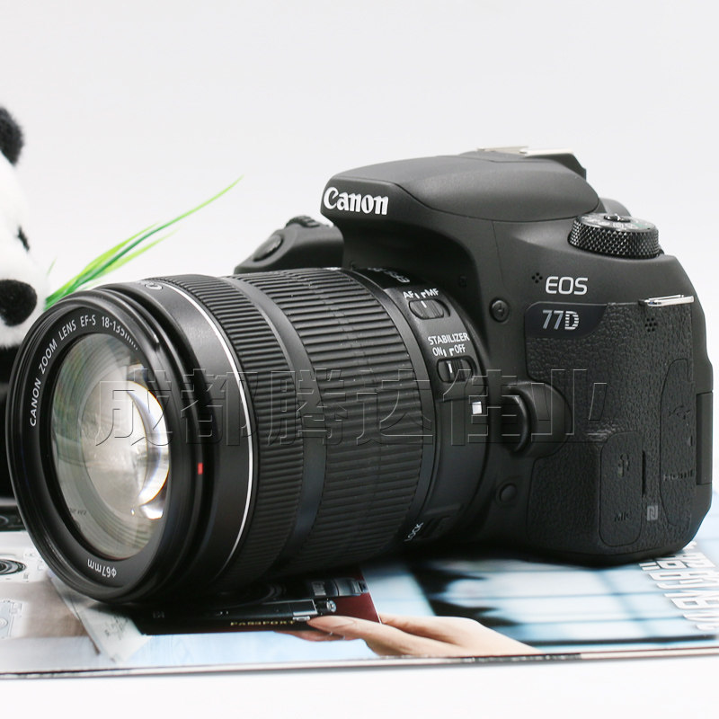 canon/佳能 77d中端wifi触摸屏单反相机 eos 77d专业高清照相机