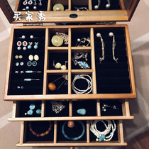 Defective handling jewelry box jewelry watch Storage earrings necklace earrings jewelry storage box