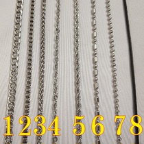 Titanium steel necklace Stainless steel necklace Mens chain Dog tag necklace Army veteran hanging chain