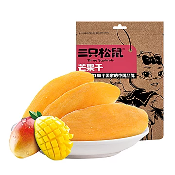 【三只松鼠_芒果干60g*6】休闲零食小吃[2元优惠券]-寻折猪