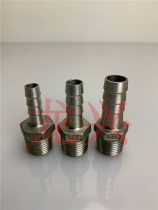 316 stainless steel hexagon pagoda joint water pipe skin connection hose leather pipe plumbing fittings barbed leather plug bamboo joint