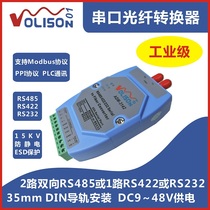 Modbus Fiber Converter PLC rs485 to fiber rs232 to fiber bidirectional 485 232 ST port