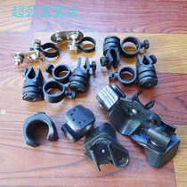  Helmet Flashlight bracket headlight clip Fire helmet light buckle Helmet flashlight shelf Side light chuck headlight card