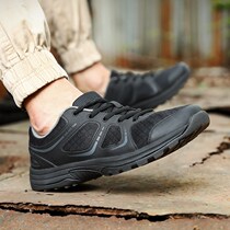 New type of work training shoes Mens black abrasion resistant fitness training shoes Emancipation Rubber Shoes Summer Ultra Light Running Shoes Fire Safety Shoes