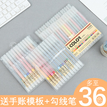 Dot Stone Handkerchief Pen Fibre Pen Handkerchief Tool Pen Light Color Pen Color Pen Hook Line Pen Water Pen Marker Pen Fluorescent Pen Notepad Pen Hand Drawing Pen Student Dual Head Pen Material Set Candy Color