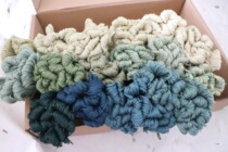 mango Temari ball plant-dyed cotton thread plant-dyed thread green 23m