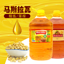 Russian original imported stupid soybean oil edible oil vegetable oil stir-fried vegetables mixed with cold dishes baking 4 6 liters barrels