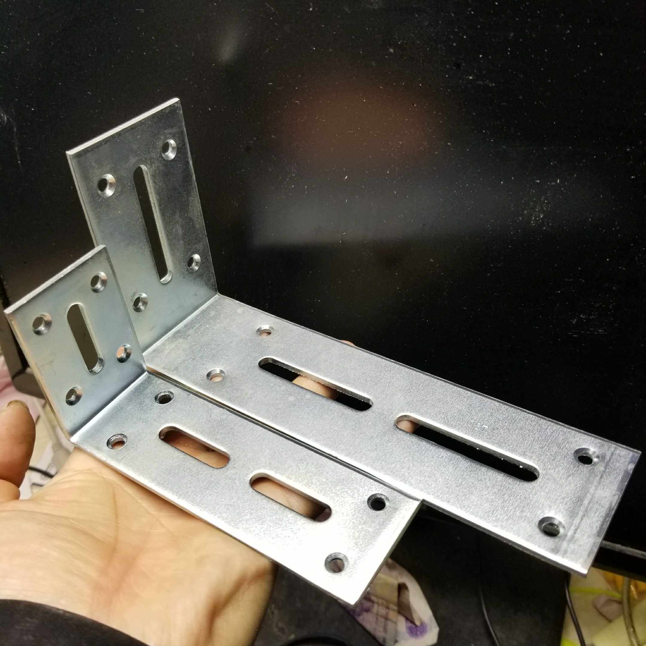 120角码 角铁 厚家具固定 建筑装潢安装多功能角铁连接件可调节孔