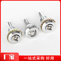 MS704 triangular cylindrical tongue turn lock high and low voltage cabinet door lock switch cabinet file cabinet door lock extended screw lock