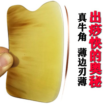 Ultra-thin scraping plate suit thin section easy to get out of the back of the horned horn back body dredging meridians universal facial neck