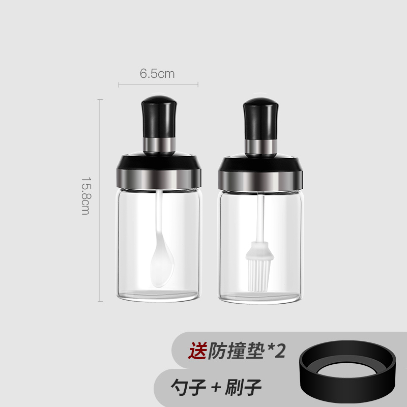 调味罐玻璃盐罐厨房调料罐子家用防潮调料瓶糖罐油壶盐味精调料盒