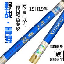 Sturgeon Holy Field green sturgeon fishing rod black pit super hard 15h19 adjustment giant anchor fish big object fishing rod violent fishing rod 7 2