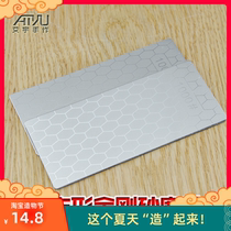 Rectangular Mill Sheet Diamond Millstones Seal Engraving Polished Moment Knife Wood Swirl alloy blade Grinding Machine Aiyu Hands