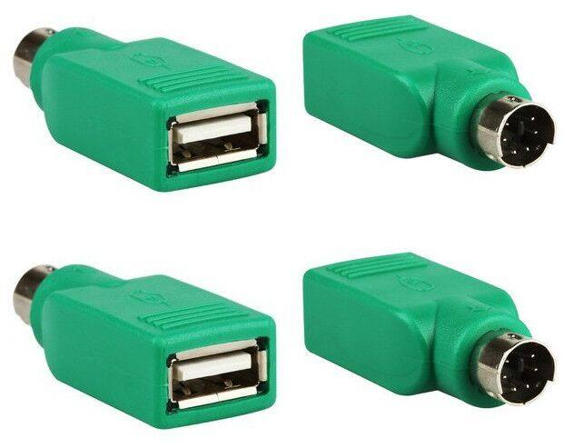 usb转ps2转接线圆头鼠标键盘接口转换器ps2转usb电脑连接线转接头