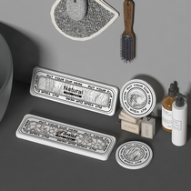 miz diatom mud absorbent bathroom countertop wash pad sink sink coaster small non-slip mat diatomite foot pad household