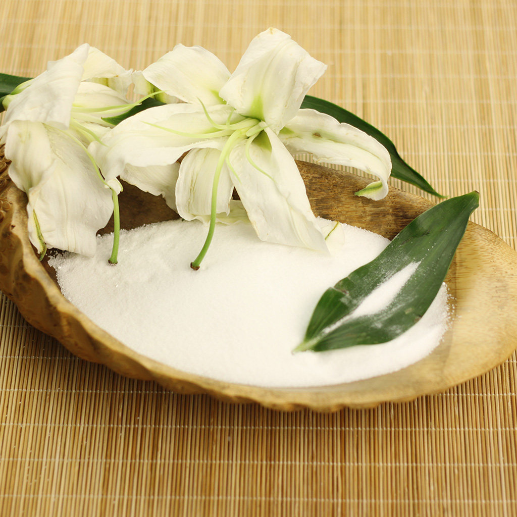 素一素二百合香精油沐浴盐全身洗澡泡澡去角质女男袋装800g细颗粒