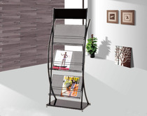 Periodical rack Newspaper rack Magazine rack Book and newspaper display stand Factory direct floor stand special price can be customized